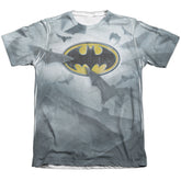 Batman Comics Bats Logo Men's Regular Fit Poly Cotton Short-Sleeve T-Shirt