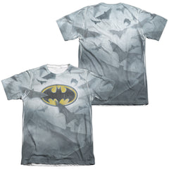Batman Comics Bats Logo Men's Regular Fit Poly Cotton Short-Sleeve T-Shirt