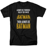 Batman Comics Be Batman Men's 18/1 Cotton Short-Sleeve T-Shirt