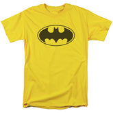 Batman Comics Black Bat Men's 18/1 Cotton Short-Sleeve T-Shirt