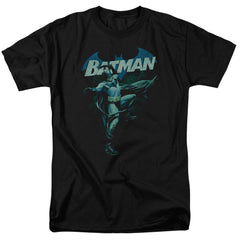 Batman Comics Blue Bat Men's 18/1 Cotton Short-Sleeve T-Shirt