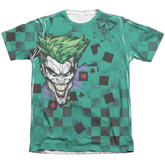 Batman Comics Boxed Clown Men's Regular Fit Poly Cotton Short-Sleeve T-Shirt