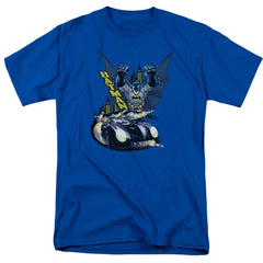 Batman Comics By Air & By Land Men's 18/1 Cotton Short-Sleeve T-Shirt
