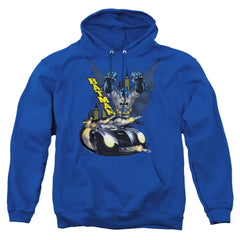 Batman Comics By Air & By Land Men's Pull-Over 75 25 Poly Hoodie
