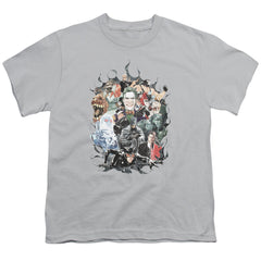 Batman Comics Cape Of Villians Youth 18/1 100% Cotton Short-Sleeve T-Shirt