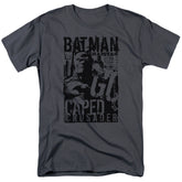 Batman Comics Caped Crusader Men's 18/1 Cotton Short-Sleeve T-Shirt