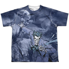 Batman Comics Catch The Joker Youth Regular Fit Poly Short-Sleeve T-Shirt