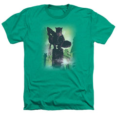 Batman Comics Catwoman #63 Cover Men's 30/1 Heather 60 40 Poly Short-Sleeve T-Shirt