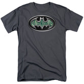 Batman Comics Circuitry Shield Men's 18/1 Cotton Short-Sleeve T-Shirt