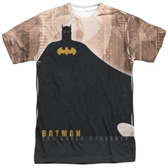 Batman Comics City Crusader Men's Regular Fit Polyester Short-Sleeve T-Shirt