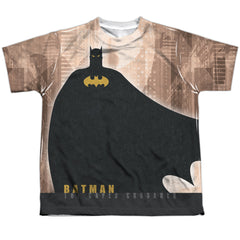 Batman Comics City Crusader Youth Regular Fit Poly Short-Sleeve T-Shirt