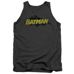 Batman Comics Classic Comic Logo Men's 18/1 Cotton Tank Top