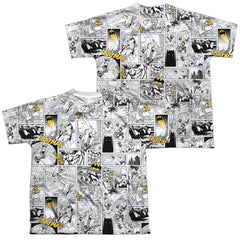 Batman Comics Comic All Over Youth Regular Fit Poly Short-Sleeve T-Shirt