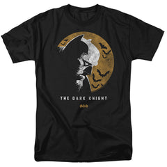 Batman Comics Dark Knight Moon Men's 18/1 Cotton Short-Sleeve T-Shirt