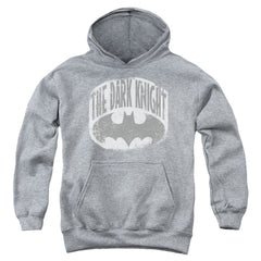 Batman Comics Dark Knight Shield Youth Cotton Poly Pull-Over Hoodie