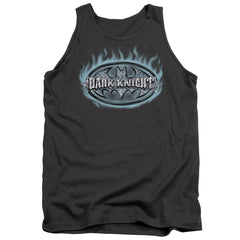 Batman Comics Dark Knight Steel Shield Men's 18/1 Cotton Tank Top