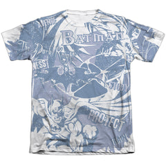 Batman Comics Dark Protector Men's Regular Fit Poly Cotton Short-Sleeve T-Shirt