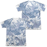 Batman Comics Dark Protector Men's Regular Fit Poly Cotton Short-Sleeve T-Shirt