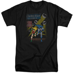 Batman Comics Dynamic Duo Men's 18/1 Tall Cotton Short-Sleeve T-Shirt