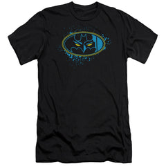 Batman Comics Eyes In The Darkness Men's Ultra-Soft 30/1 Cotton Slim Short-Sleeve T-Shirt