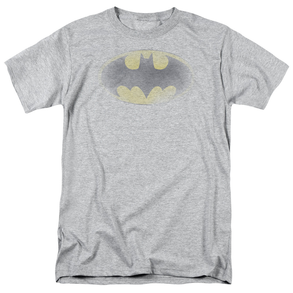 Batman Comics Faded Logo Men's 18/1 Cotton Short-Sleeve T-Shirt