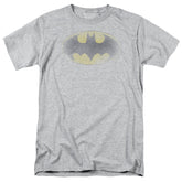 Batman Comics Faded Logo Men's 18/1 Cotton Short-Sleeve T-Shirt