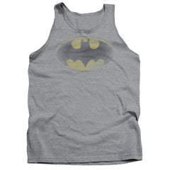 Batman Comics Faded Logo Men's 18/1 Cotton Tank Top