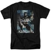 Batman Comics Fighting The Storm Men's 18/1 Cotton Short-Sleeve T-Shirt