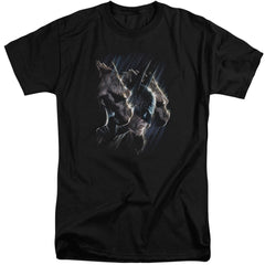 Batman Comics Gargoyles Men's 18/1 Tall Cotton Short-Sleeve T-Shirt