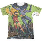 Batman Comics Getaway Men's Regular Fit Poly Cotton Short-Sleeve T-Shirt