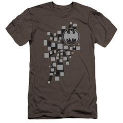 Batman Comics Gotham 3D Men's Ultra-Soft 30/1 Cotton Slim Short-Sleeve T-Shirt