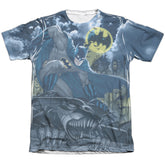 Batman Comics Gotham Gargoyle Men's Regular Fit Poly Cotton Short-Sleeve T-Shirt