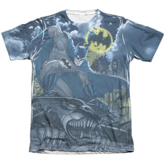 Batman Comics Gotham Gargoyle Men's Regular Fit Poly Cotton Short-Sleeve T-Shirt