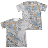 Batman Comics Gotham Knight Sketchy (Front/Back Print) Men's Regular Fit Poly Cotton Short-Sleeve T-Shirt