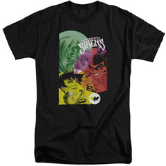 Batman Comics Gotham Sirens Men's 18/1 Tall Cotton Short-Sleeve T-Shirt