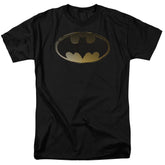 Batman Comics Halftone Bat Men's 18/1 Cotton Short-Sleeve T-Shirt