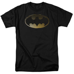 Batman Comics Halftone Bat Men's 18/1 Cotton Short-Sleeve T-Shirt