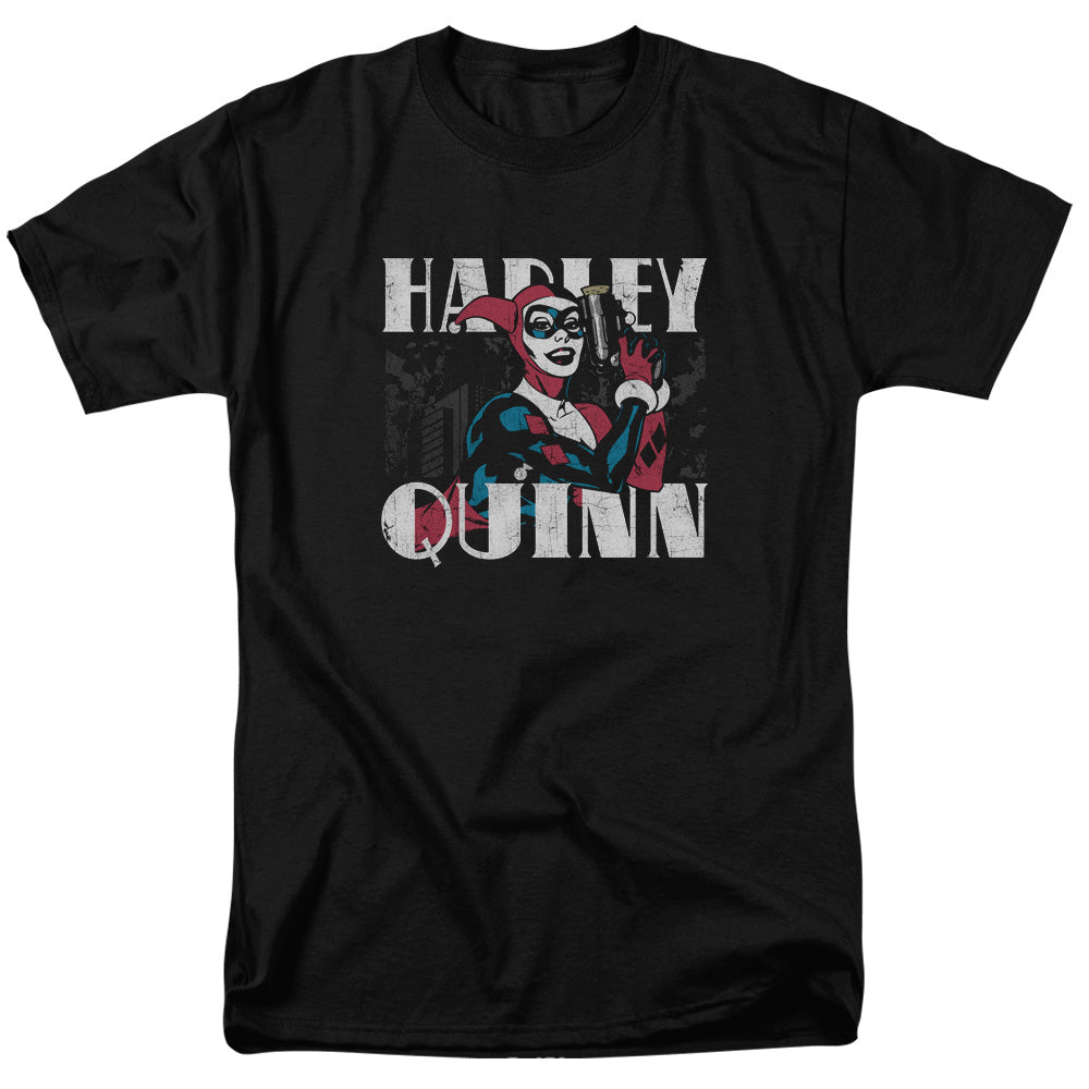 Batman Comics Harley Bold Men's 18/1 Cotton Short-Sleeve T-Shirt
