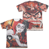 Batman Comics Harley Cooke Cover (Front/Back Print) Men's Regular Fit Poly Cotton Short-Sleeve T-Shirt