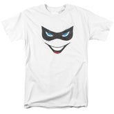 Batman Comics Harley Face Men's 18/1 Cotton Short-Sleeve T-Shirt