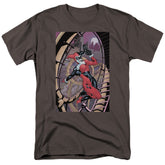 Batman Comics Harley First Men's 18/1 Cotton Short-Sleeve T-Shirt