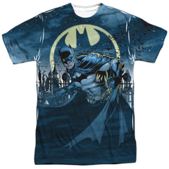 Batman Comics Heed The Call Men's Regular Fit Polyester Short-Sleeve T-Shirt