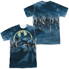 Batman Comics Heed The Call Men's Regular Fit Polyester Short-Sleeve T-Shirt