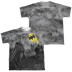 Batman Comics Heed The Call Youth Regular Fit Poly Short-Sleeve T-Shirt