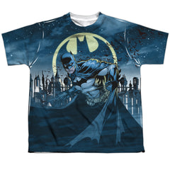 Batman Comics Heed The Call Youth Regular Fit Poly Short-Sleeve T-Shirt