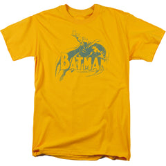 Batman Comics Heres Batman Men's 18/1 Cotton Short-Sleeve T-Shirt