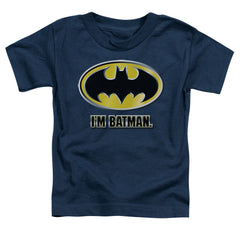 Batman Comics Im Batman Toddler 18/1 Cotton Short-Sleeve T-Shirt
