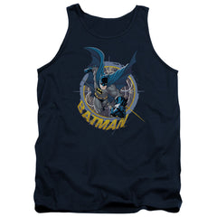 Batman Comics In The Crosshairs Men's 18/1 Cotton Tank Top
