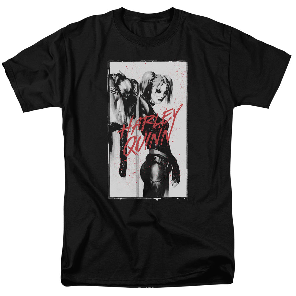 Batman Comics Inked Quinn Men's 18/1 Cotton Short-Sleeve T-Shirt