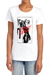 Batman Comics Inked Quinn Women's 18/1 Cotton Short-Sleeve T-Shirt